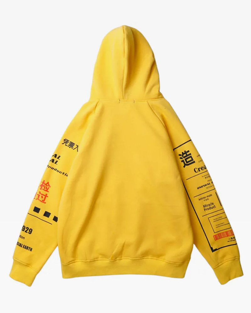 Y2K Grunge Japanese Design Hoodie - Retro 90S Fashion, Summer Y2K Outfits, Pastel Goth Style