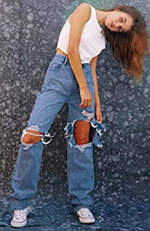 Y2K Grunge Jeans - Retro 90S Fashion, Summer Outfits, Gothic Y2K, Hip Hop Style