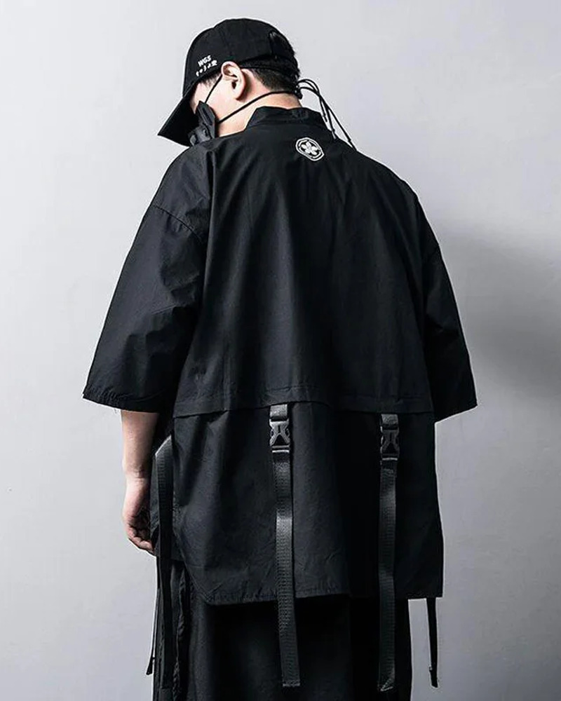 Y2K Grunge Kimono - Retro 90S Fashion, Summer Outfits, Gothic Y2K, Pastel Goth Style