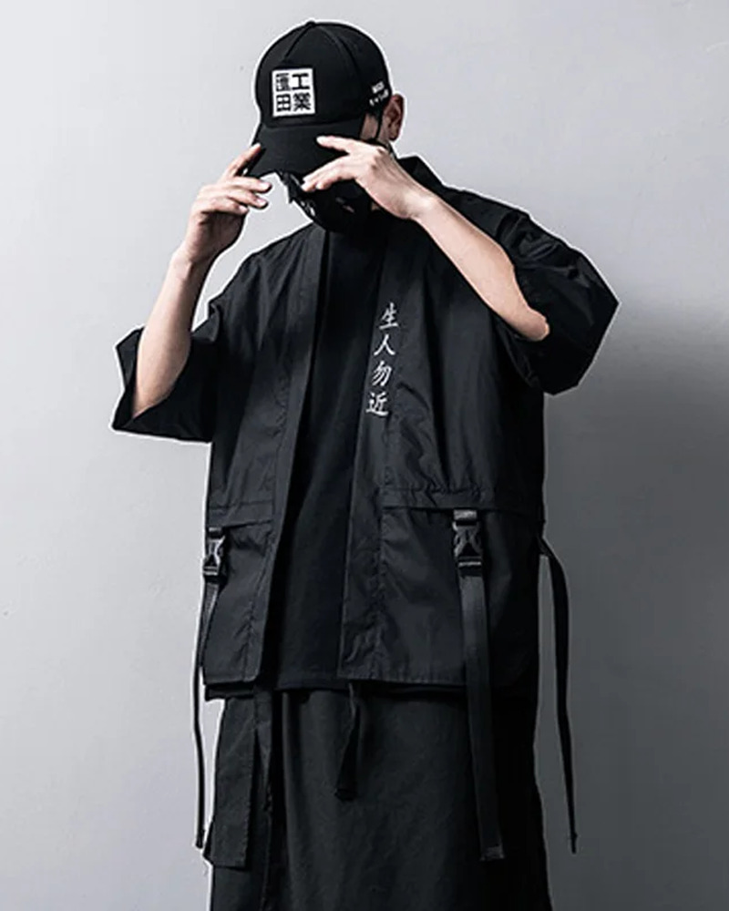 Y2K Grunge Kimono - Retro 90S Fashion, Summer Outfits, Gothic Y2K, Pastel Goth Style