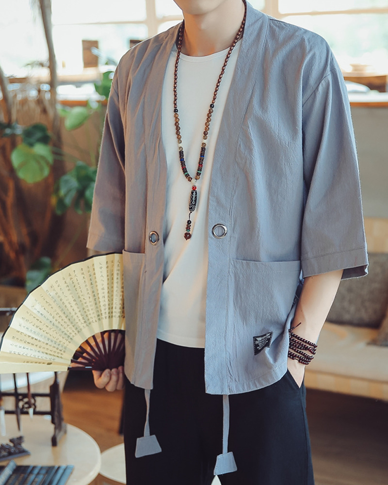 Y2K Grunge Kimono Cardigan - 90S Retro Summer Outfit, Gothic Y2K Fashion For Women