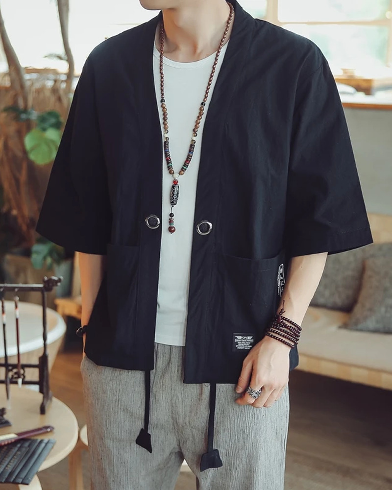 Y2K Grunge Kimono Cardigan - 90S Retro Summer Outfit, Gothic Y2K Fashion For Women