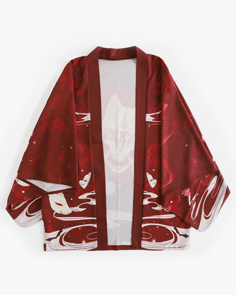 Y2K Grunge Kimono Jacket - Retro 90S Fashion, Summer Outfits, Pastel Goth, Y2K Party Style