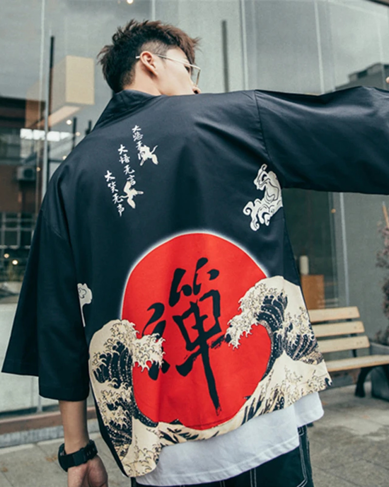 Y2K Grunge Kimono Jacket For Men - Retro 90S Fashion, Summer Outfits, And Party Looks