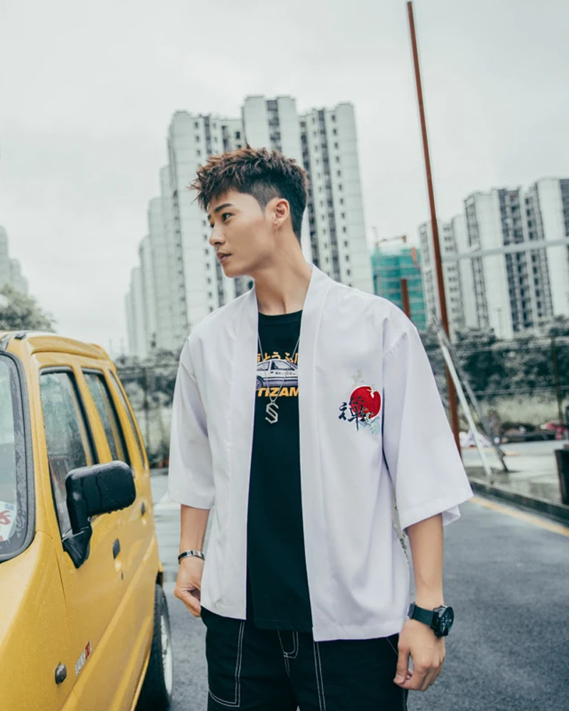 Y2K Grunge Kimono Jacket For Men - Retro 90S Fashion, Summer Outfits, And Party Looks