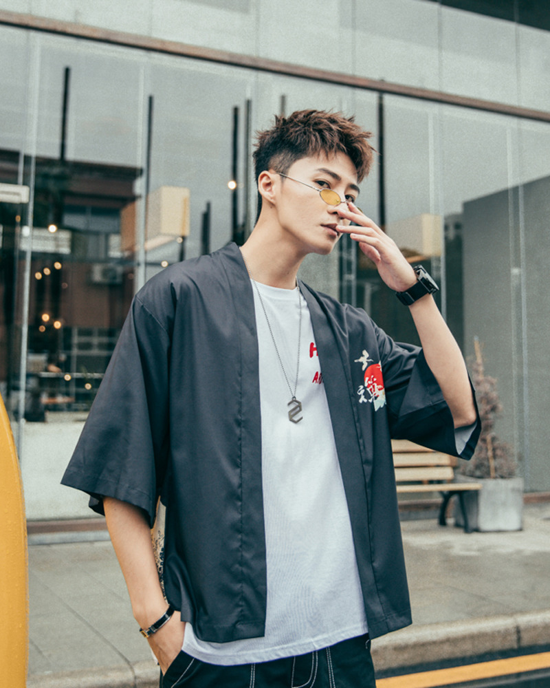 Y2K Grunge Kimono Jacket For Men - Retro 90S Fashion, Summer Outfits, And Party Looks