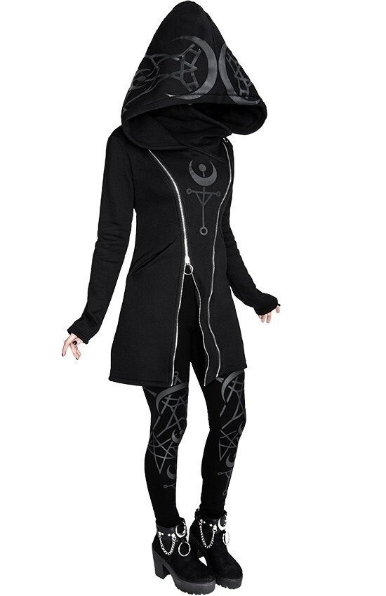 Y2K Grunge Long Sleeve Double Zipper Hoodie - 90S Retro, Summer Outfits, Y2K Fashion