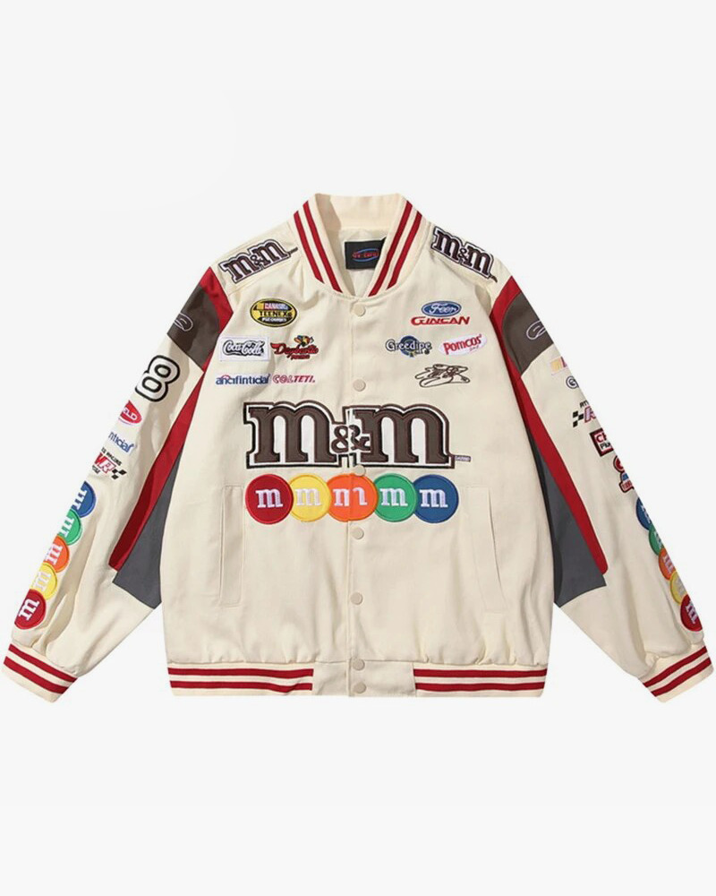 Y2K Grunge M&M Jacket - Retro 90S Fashion, Summer Outfits, Popstar & Club Party Style