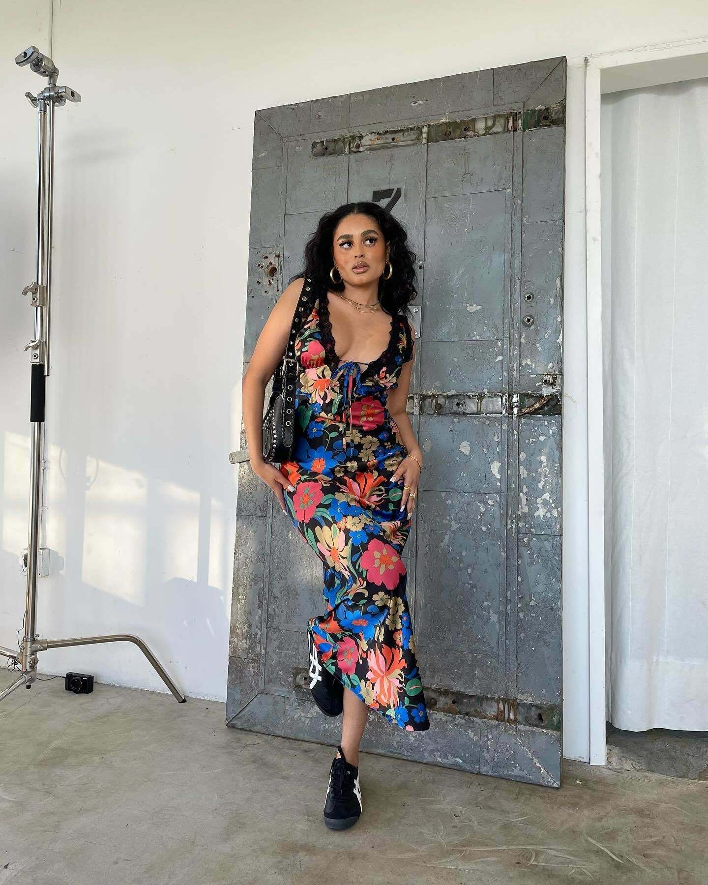 Y2K Grunge Maxi Dress - Retro 90S Summer Outfit, Gothic Y2K Fashion, Pastel Goth Style