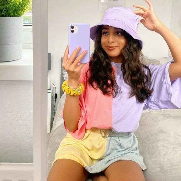 Y2K Grunge Oversized Tie Dye Top - Retro 90S Fashion, Summer Y2K Outfits, Pastel Goth Style