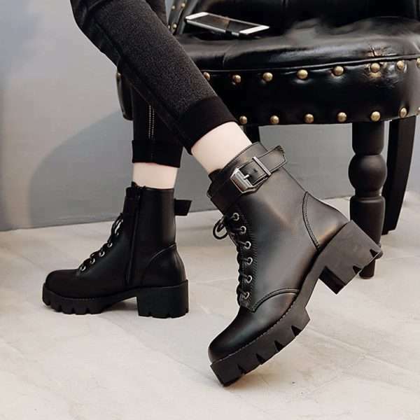 Y2K Grunge Party Buckle Shoes - Retro 90S Fashion, Gothic Y2K, Summer Outfits, Hip Hop Style