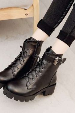 Y2K Grunge Party Buckle Shoes - Retro 90S Fashion, Gothic Y2K, Summer Outfits, Hip Hop Style
