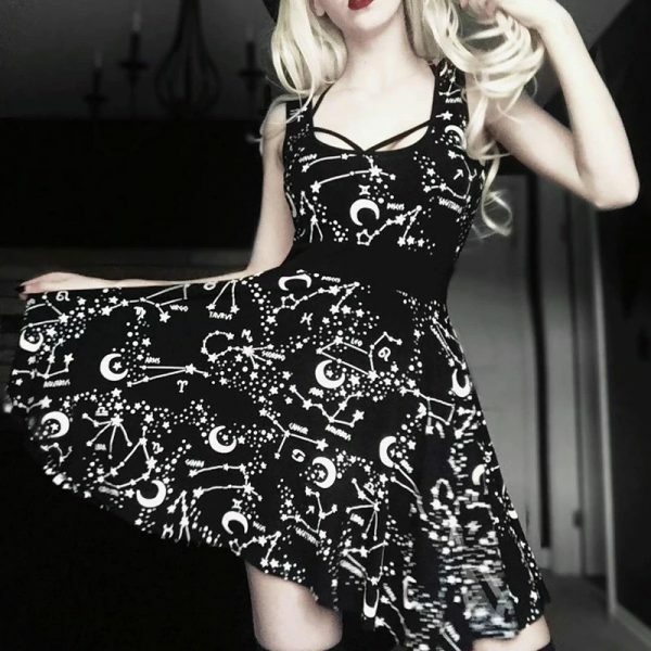 Y2K Grunge Party Dress - 90S Fashion, Retro Style, Summer Outfits, Y2K Club & Party Outfits