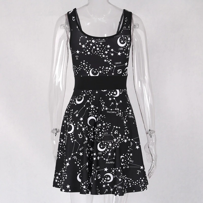 Y2K Grunge Party Dress - 90S Fashion, Retro Style, Summer Outfits, Y2K Club & Party Outfits