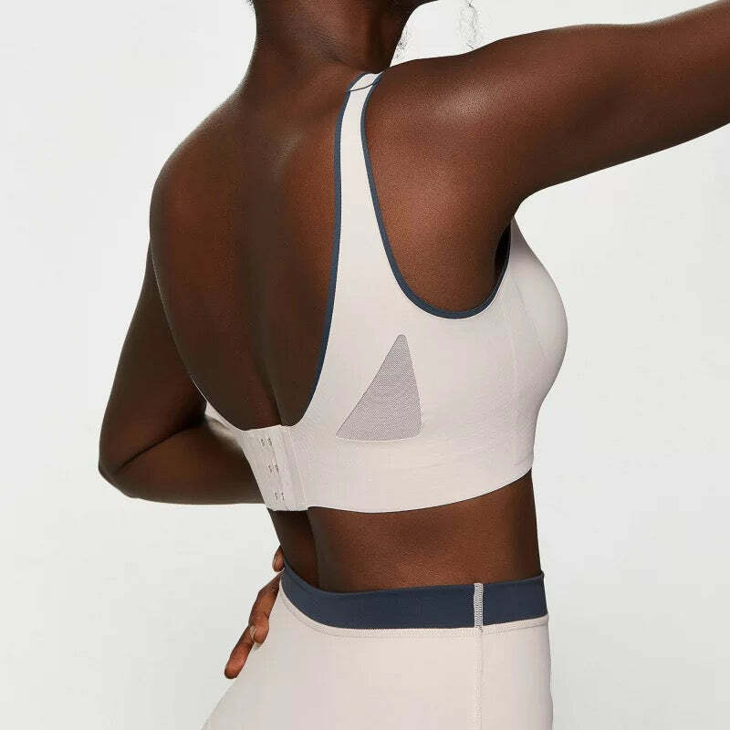 Y2K Grunge Peyton Sports Bra & Leggings Set - Milk White Retro 90S Summer Outfit