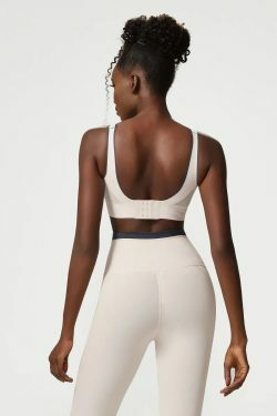Y2K Grunge Peyton Sports Bra & Leggings Set - Milk White Retro 90S Summer Outfit