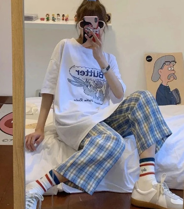Y2K Grunge Plaid Cargo Pants - 90S Retro Style, Summer Outfits, Y2K Fashion Essentials