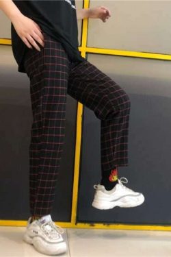 Y2K Grunge Plaid Pants - Retro 90S Summer Outfit, Y2K Fashion, Gothic Y2K, Y2K Club