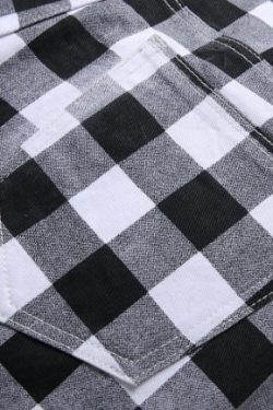Y2K Grunge Plaid Pants Slim Fit - Retro 90S Fashion, Y2K Summer Outfits, Gothic Y2K Style