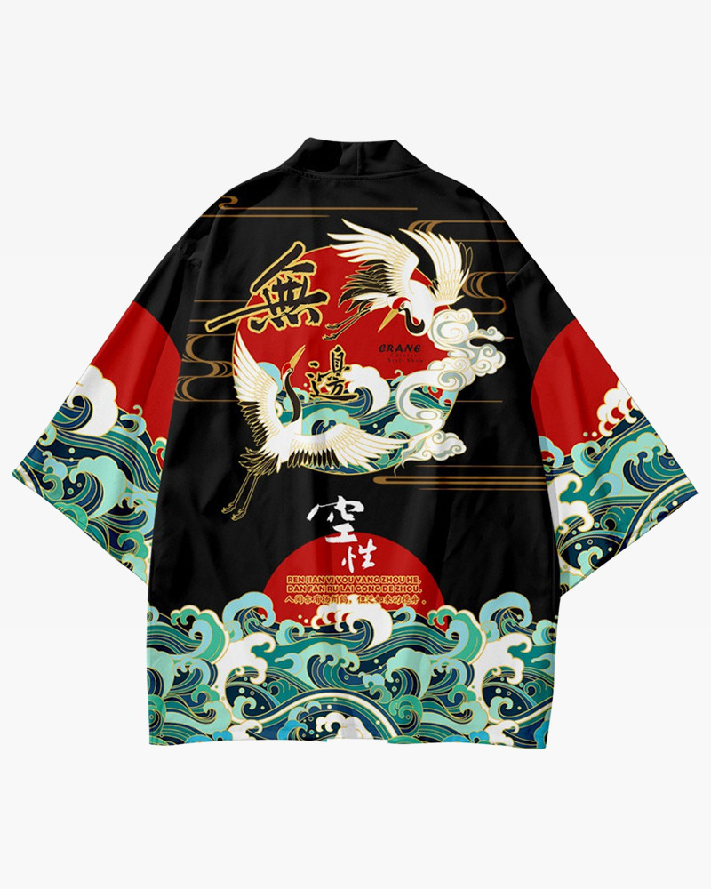 Y2K Grunge Printed Kimono Jacket - Retro 90S Summer Outfit, Pastel Goth, Y2K Party Fashion
