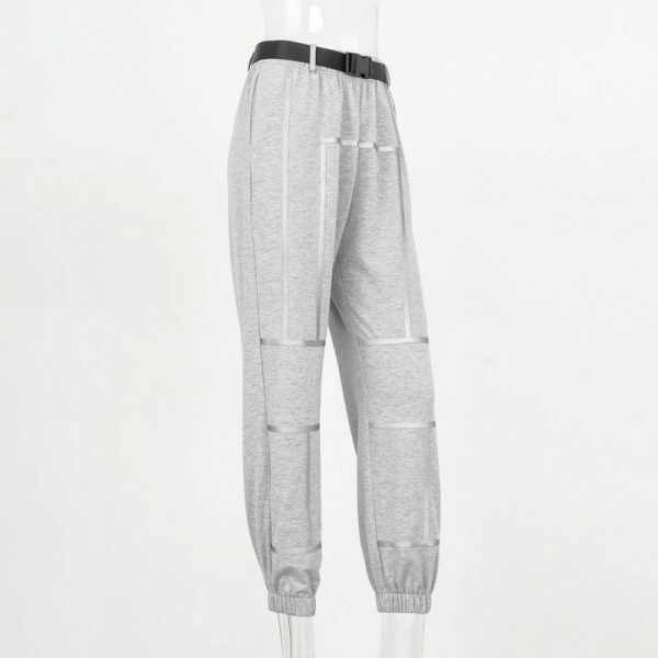 Y2K Grunge Reflective Cargo Pants - 90S Fashion, Summer Outfits, Retro Style, Y2K Club Fits