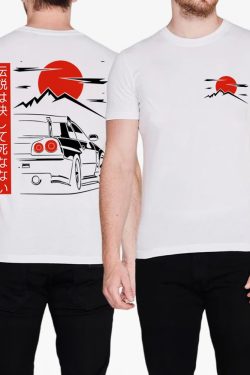 Y2K Grunge Retro 90S Fashion Skyline Shirt - Perfect For Y2K Summer, Party, And Club Outfits