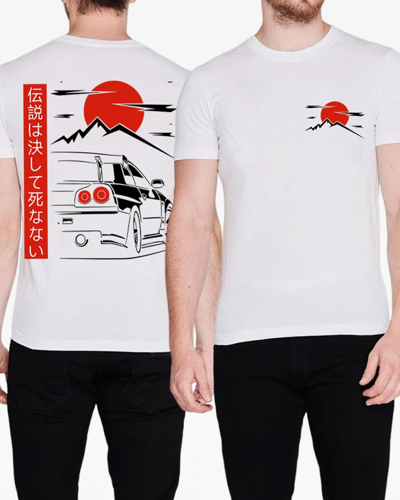 Y2K Grunge Retro 90S Fashion Skyline Shirt - Perfect For Y2K Summer, Party, And Club Outfits
