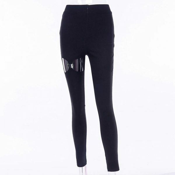 Y2K Grunge Skinny Gothic Pants - Retro 90S Fashion, Summer Outfits, And Club Party Looks
