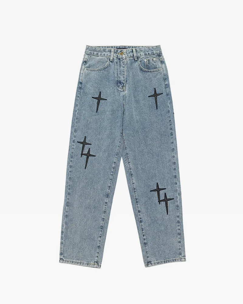 Y2K Grunge Sparkle Jeans - Retro 90S Fashion, Summer Outfits, And Party Looks