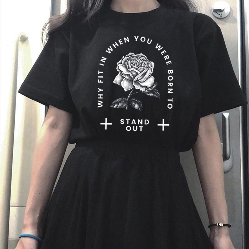 Y2K Grunge Stand Out T-Shirt - Retro 90S Fashion, Summer Outfits, And Popstar Vibes