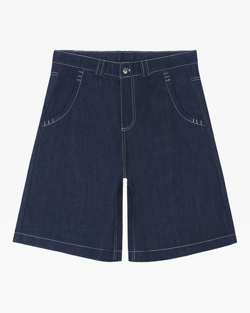 Y2K Grunge Streetwear Denim Shorts - 90S Retro Summer Outfit, Y2K Club & Party Fashion