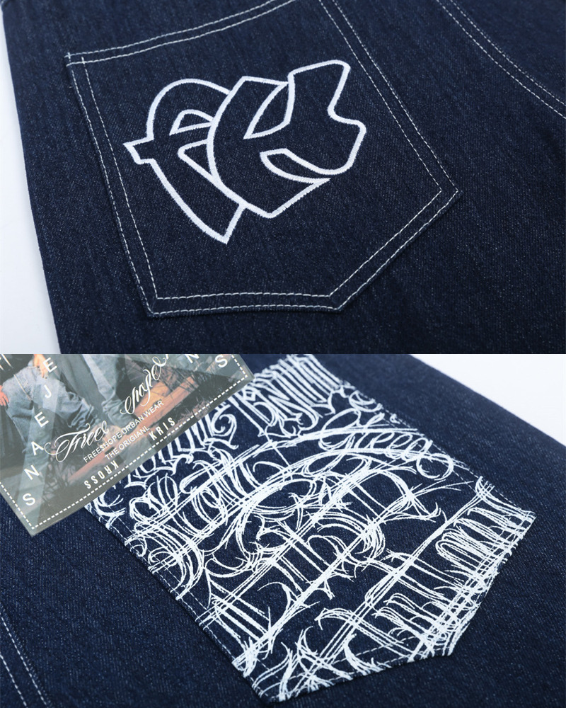 Y2K Grunge Streetwear Denim Shorts - 90S Retro Summer Outfit, Y2K Club & Party Fashion