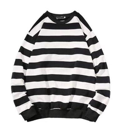 Y2K Grunge Striped Long Sleeve Shirt - Retro 90S Fashion, Summer Y2K Outfits, Pastel Goth Style