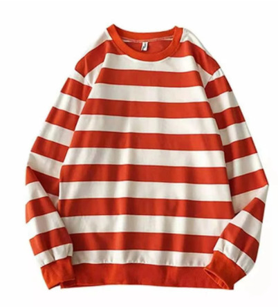 Y2K Grunge Striped Long Sleeve Shirt - Retro 90S Fashion, Summer Y2K Outfits, Pastel Goth Style