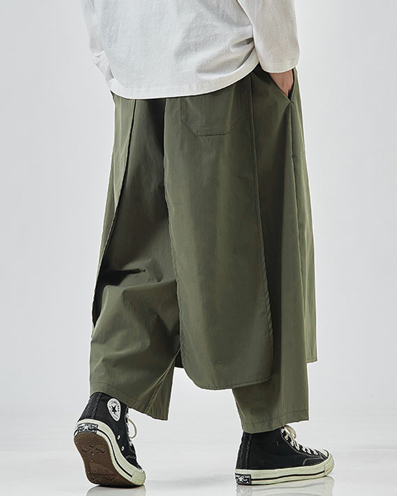 Y2K Grunge Summer Hakama Pants - Retro 90S Fashion, Pastel Goth, Y2K Club & Party Outfits