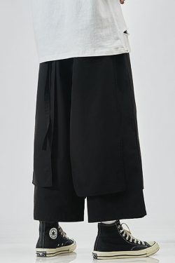 Y2K Grunge Summer Hakama Pants - Retro 90S Fashion, Pastel Goth, Y2K Club & Party Outfits