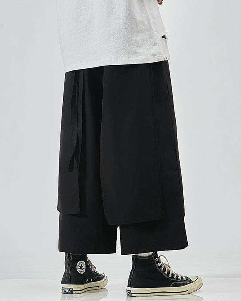 Y2K Grunge Summer Hakama Pants - Retro 90S Fashion, Pastel Goth, Y2K Club & Party Outfits