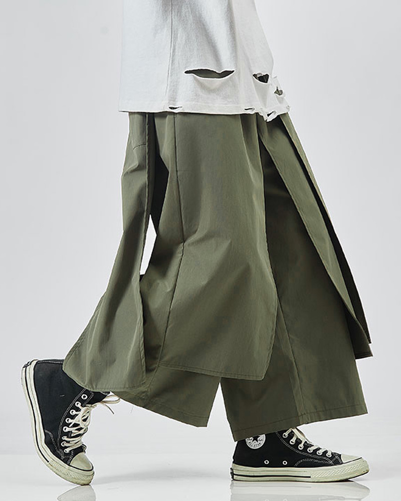 Y2K Grunge Summer Hakama Pants - Retro 90S Fashion, Pastel Goth, Y2K Club & Party Outfits
