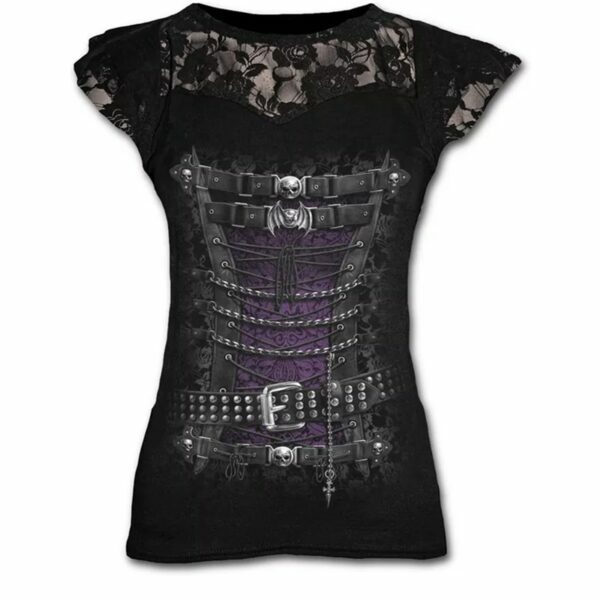 Y2K Grunge Summer Outfit - Retro 90S Fashion, Baby Tees, Y2K Skirt & Shorts, Gothic Y2
