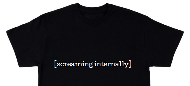 Y2K Grunge Summer Outfit - Screaming Internally Shirt, 90S Retro Style, Pastel Goth Fashion