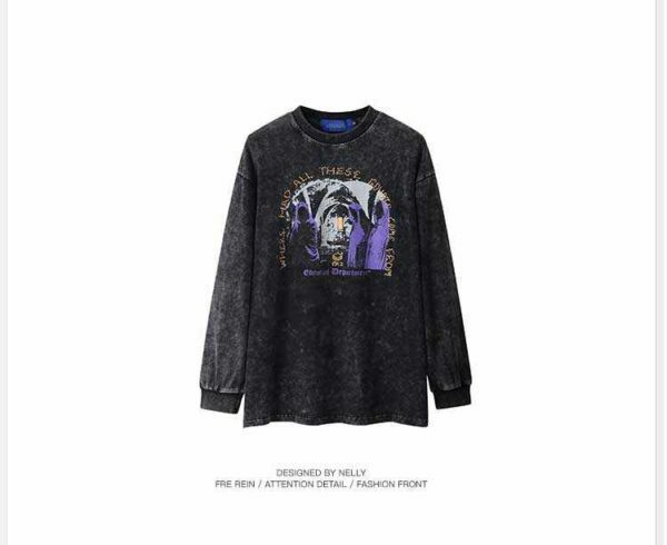 Y2K Grunge Summer Sweatshirt - Retro 90S Fashion, Pastel Goth, Y2K Party & Club Outfits