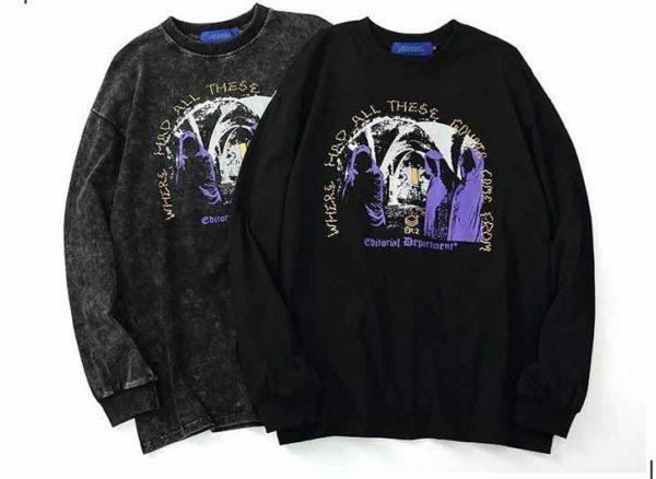 Y2K Grunge Summer Sweatshirt - Retro 90S Fashion, Pastel Goth, Y2K Party & Club Outfits