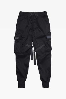Y2K Grunge Techwear Cargo Pants - 90S Retro Summer Outfit, Y2K Club & Party Fashion