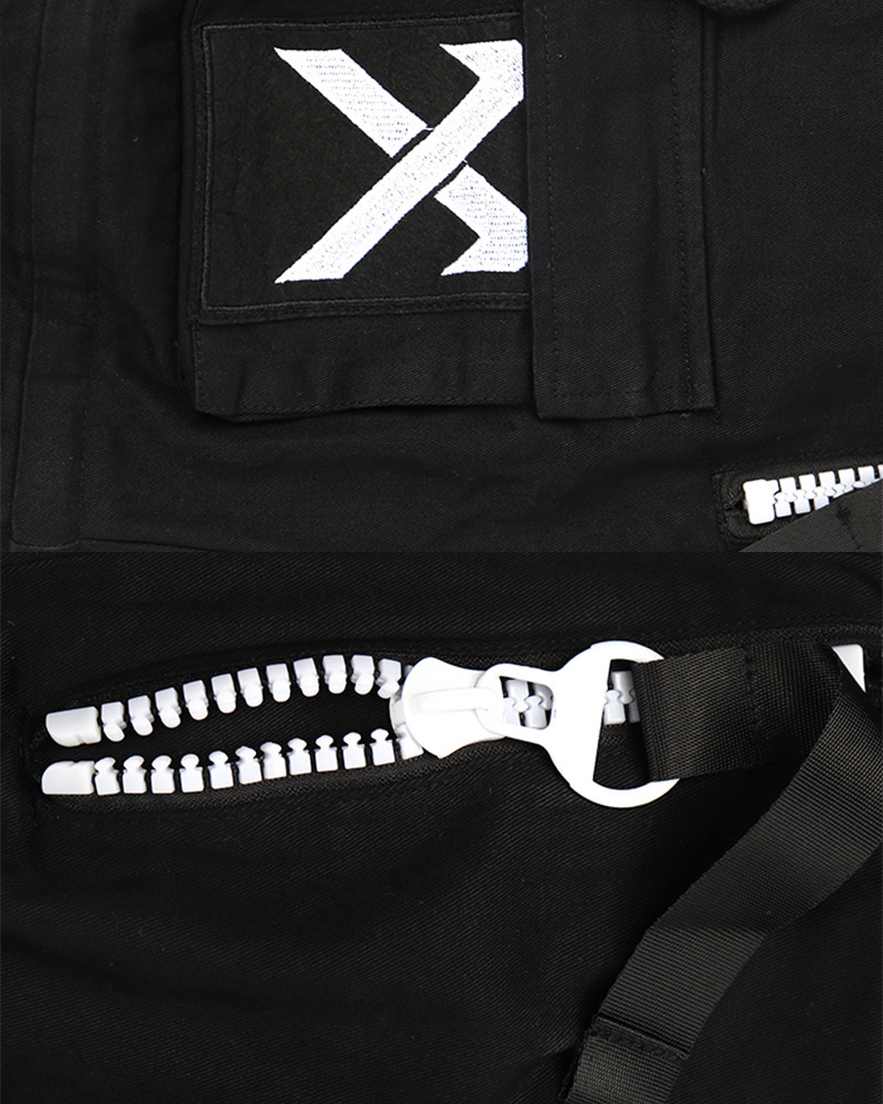 Y2K Grunge Techwear Pants - 90S Retro Fashion, Gothic Y2K, Summer Outfits, Y2K Club Style