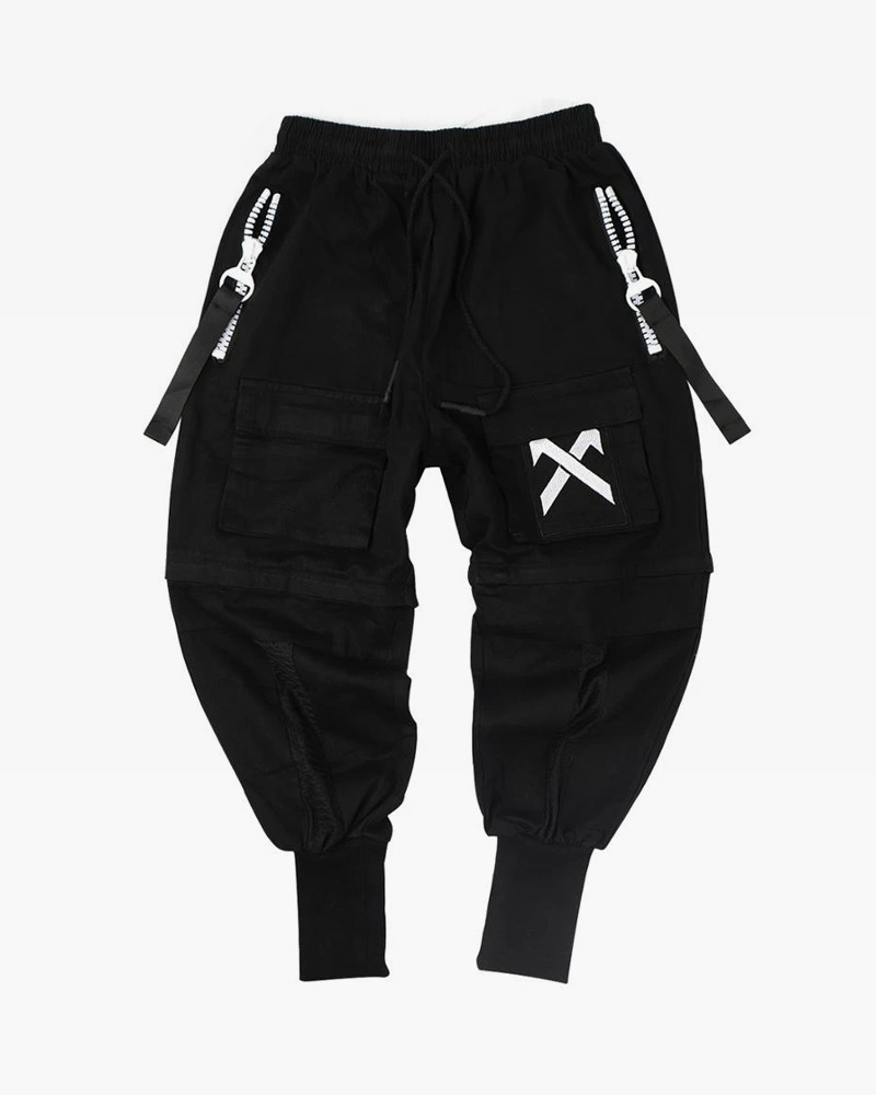 Y2K Grunge Techwear Pants - 90S Retro Fashion, Gothic Y2K, Summer Outfits, Y2K Club Style