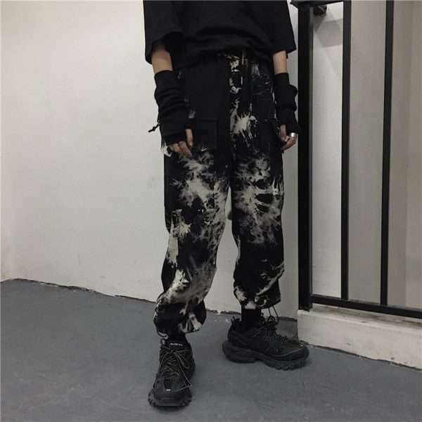 Y2K Grunge Tie Dye Jogger Pants - Retro 90S Fashion, Summer Outfits, And Pastel Goth Style