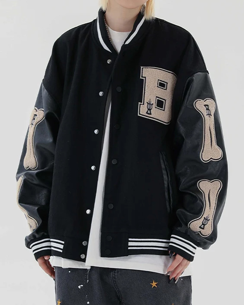 Y2K Grunge Varsity Jacket - Retro 90S Fashion, Summer Outfits, And Club Party Style