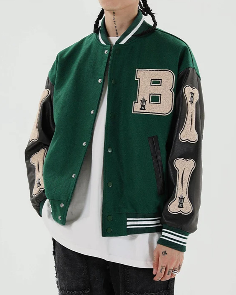 Y2K Grunge Varsity Jacket - Retro 90S Fashion, Summer Outfits, And Club Party Style