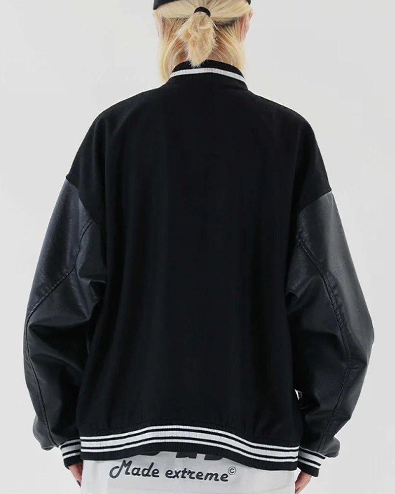 Y2K Grunge Varsity Jacket - Retro 90S Fashion, Summer Outfits, And Club Party Style