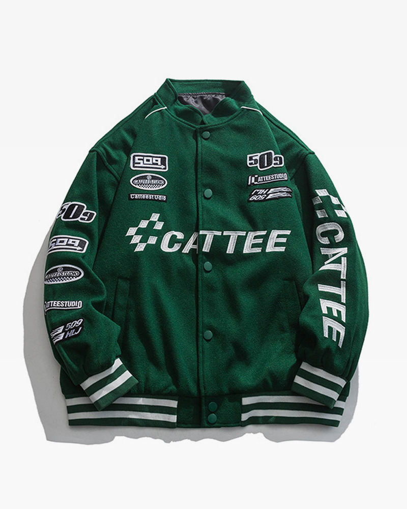 Y2K Grunge Varsity Jacket - Retro 90S Streetwear, Summer Outfits, And Party Fashion